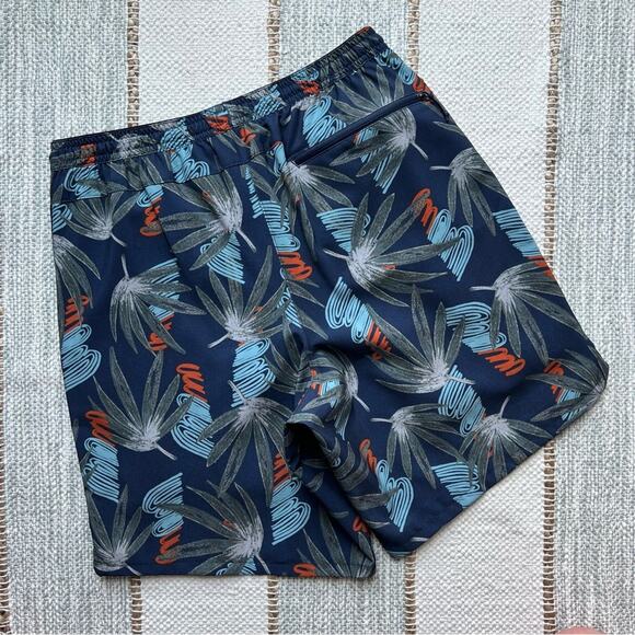 Patagonia Nine Trails Tropical Ecuador New Navy Shorts Men’s Size Small - Picture 5 of 9